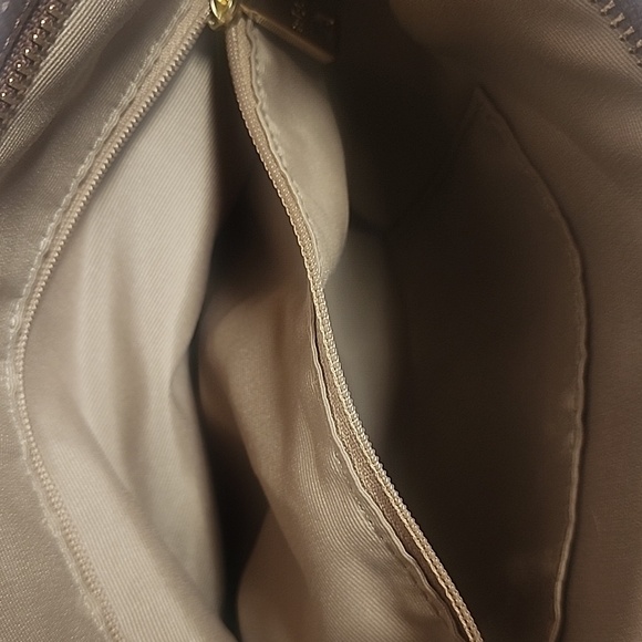 Lauren Ralph Lauren Leather Brown Fringe Crossbody Hobo Saddle Shoulder Bag - Picture 6 of 12